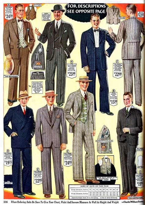 However, the economic uplift of the late 30s moved men’s fashion from moderate dress to brighter colors, larger cuts, and more jewelry. Items like the keychain – originally worn on tailcoats in the 1920s – and the chain tie holder, saw a huge surge in popularity; allowing men to add both flair and personality to their suits.